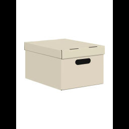 VAL KCTN-CB24 Короба картонные, 25*33*18.5 см, набор 16 шт., цвет бежевый, шт