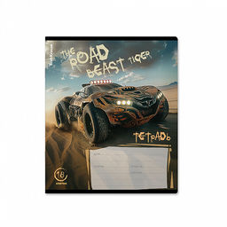 Цена за 10 шт. Тетрадь школьная ученическая ErichKrause Road Beast, 18 листов, клетка, выборочный УФ-лак (в плёнке по 10 шт.)_MIX-PACK  фото 7