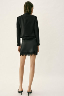 SKORT WITH LACE HEM - Zara фото 28
