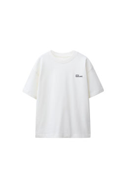 HEAVYWEIGHT EMBROIDERED SLOGAN T-SHIRT - Zara фото 10