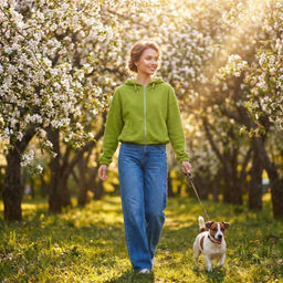 K13388 Толстовка из флиса с капюшоном ЗЕЛЕНЫЙ