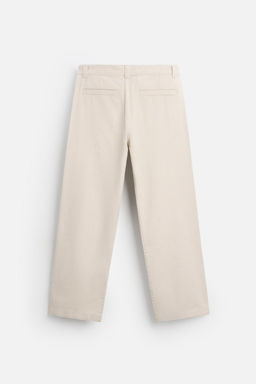 STRAIGHT-LEG TWILL TROUSERS - Zara фото 7