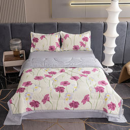 Комплект постельного белья Сатин с Одеялом 100% хлопок на резинке OBR155 Евро/50-70 2 шт - Ситрейд фото 2