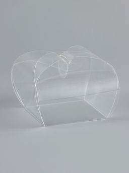 Цена за 5 шт. Складная прозрачная коробка из PVC, для упаковки подарков, 4.5?4.5?4.5 см