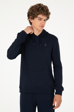 Мужской темно-синий базовый свитшот - U.s. polo assn фото 3