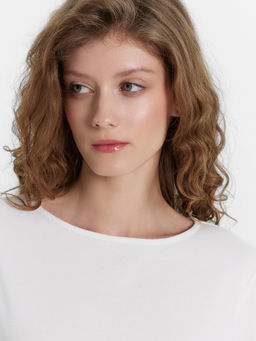 Джемпер женский белый белый песок 122650 - Mark formelle фото 5