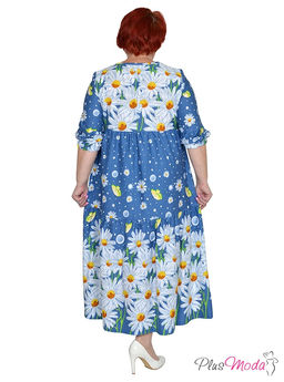 Платье Модель №1502 размеры 44-84 - Plusmoda фото 5