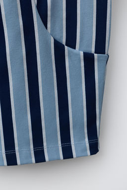PANTAL?N RELAXED RAYAS / Azul claro - Zara фото 7