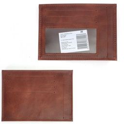 Визитница-кардхолдер Croco-В-207 н/к, 1отд, 9карм, коричневый тем пулл-ап (219) 217074