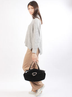 LACCOMA сумка Y2386-F-черный натуральная замша