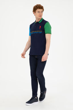 Мужская темно-синяя футболка Неожиданная скидка в корзине - U.s. polo assn фото 11