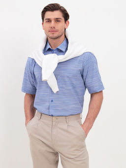 Сорочка мужская короткий рукав GREG 223/201/7834/C/1p  фото 9