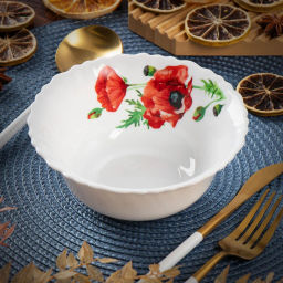 Салатник стеклокерамика Алый мак 15см 0.415л LHW60/K1929 (448958) /DANIKS/