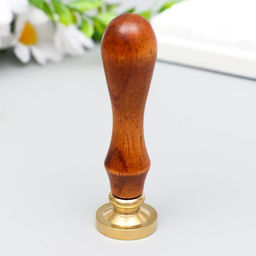 Печать для сургуча с деревянной ручкой «Компас», 9×2.5×2.5 см