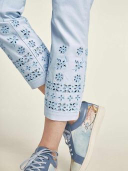 Брюки 7/8, голубые - Heine фото 5