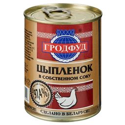 Мясо цыпленка в с/с, 350г, мяса 97,4% (бедро) Гродфуд  фото 2