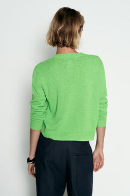 PLAIN KNIT CARDIGAN - Zara фото 5