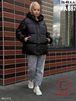 Куртка женская демисезонная с наполнителем холлофайбер