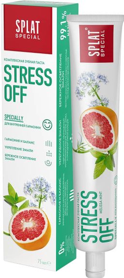 SPLAT Special зубная паста 75 мл - SPLAT STRESS OFF / АНТИСТРЕСС