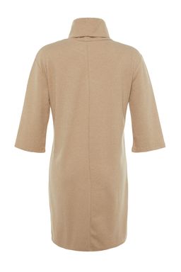 Vizon Bal?kc? Yaka Shift/Duz Mini Selanik Uzun Kollu Orme Elbise TWOAW20EL1110