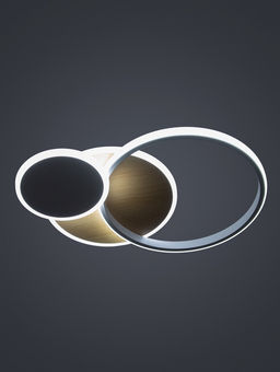 Светильник потолочный LED City CLL-1-60-RC, 60 Вт, 3000-6500К, 42×42×7 см, с ПДУ, белый