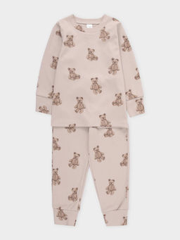 К 1552/кремовый,игрушки мишки пижама дет