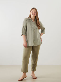 Beli Lastikli Havu? Kesim Kad?n Pantolon