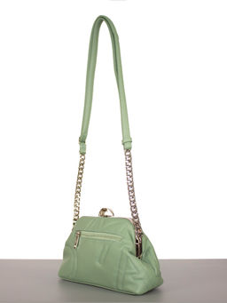 LACCOMA сумка Жасмин-Л815-дымчато-зеленый эко кожа хлопок  фото 2