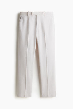 Pantal?n sastre en mezcla de lino Regular Fit - H&m фото 3