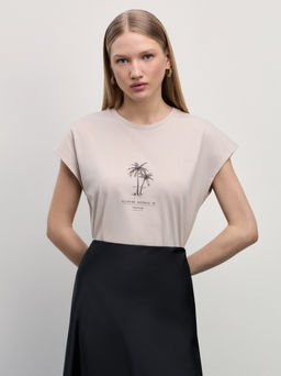 Футболка с принтом / Zarina