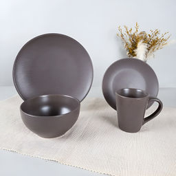 Набор столовый JEWEL Мокко 16 предметов (керамика) арт. ПС0003-50