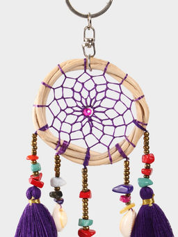 Брелок «Ловец снов», 17 см, фиолетовый
