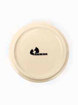 Миска керамическая Масляные полоски 180 мл - 10.510.54 см, бежевая - Пижон фото 6