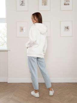 Толстовка футер 3х нитка с начесом.арт.286-28,молочная - Binita фото 10