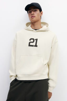 Sudadera boxy con capucha Oversized Fit - H&m фото 3