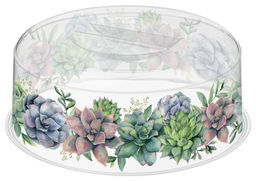 Крышка для СВЧ D250мм с декором (бесцветный) 222132601/00