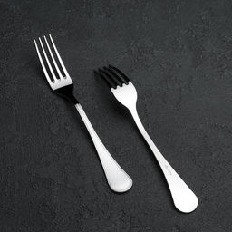 Цена за 6 шт. Вилка десертная «Соната», длина 17.5 см, толщина 2 мм, цвет серебряный