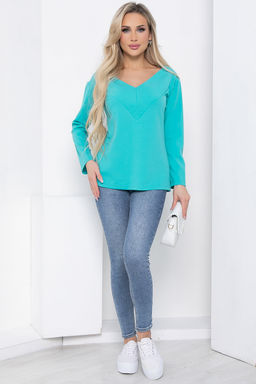 Джемпер Адель (бирюза) Б8066 - Lt collection фото 11