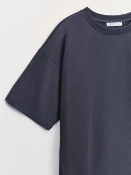 Базовая футболка оверсайз из хлопка OVERSIZE0526-39 / Zarina