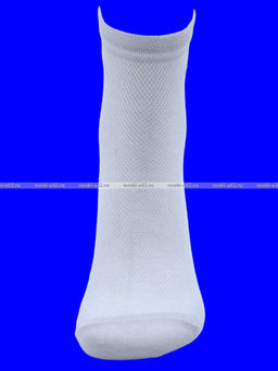 Цена за 5 пар. 5 ПАР - ЮстаТекс носки мужские укороченные спортивные 1с19 сетка серые