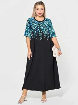 Платье 0393-1с_У черный