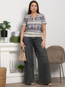 Блуза Месси (мультиколор) Б15462-20М