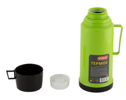 Термос в пластиковом корпусе со стеклянной колбой 2644H, 1,0 л. 001721 - Скрап фото 3