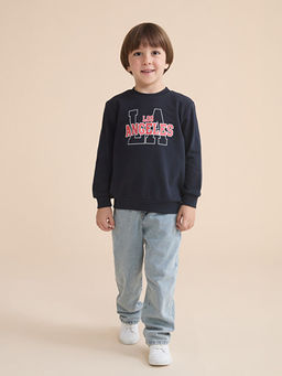 Los Angeles Bask?l? Erkek ?ocuk Sweatshirt