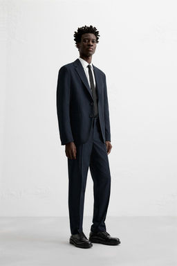 PINSTRIPE SUIT TROUSERS - Zara фото 2