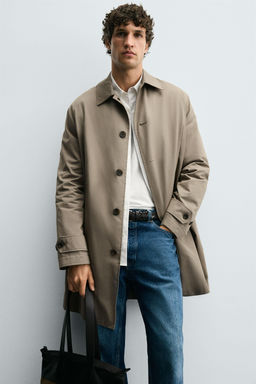 TRENCH COAT WITH DETACHABLE LINING