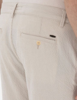 Bej Slim Fit Gofre Yazl_k Kanvas Pantolon - Pierre cardin фото 6