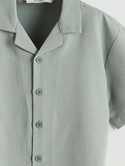 Keten Kar???ml? Erkek ?ocuk G?mlek