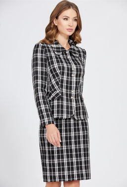 Комплект Bazalini 4750/4821 чёрный клетка