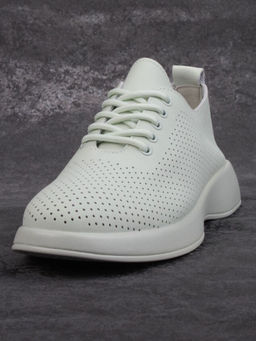 03-YD8-3D LT. GREEN Полуботинки женские (натуральная кожа)